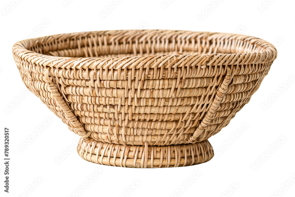 Fruit wicker basket design element Fruit wicker basket design element