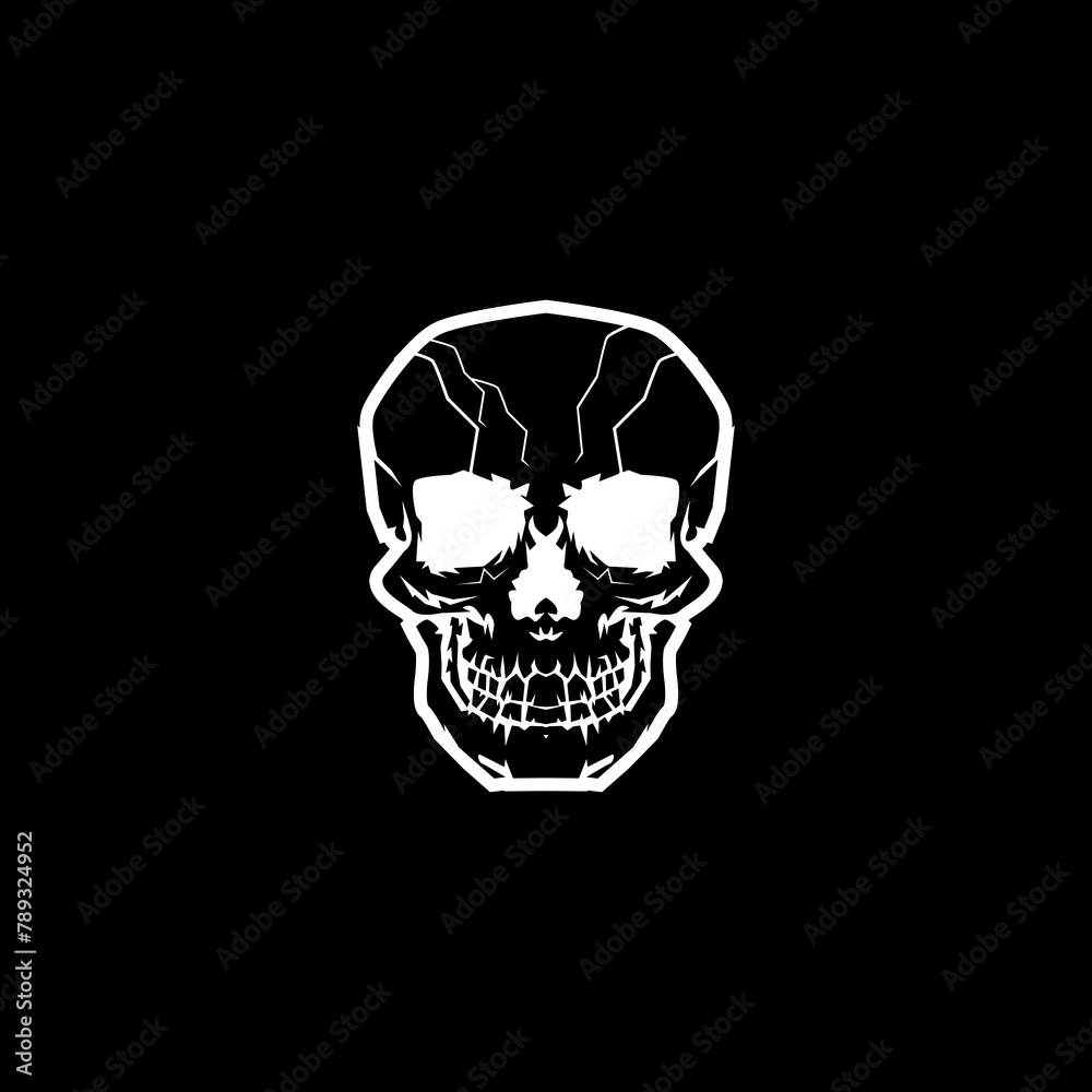 Cool skull logo. Skull vector illustration. Cool skull logo. Skull vector illustration.