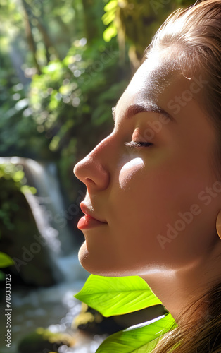 Serene Beauty in the nature / Gelassene Schönheit - generative AI image