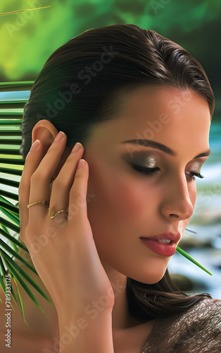 Serene Beauty in the nature / Gelassene Schönheit - generative AI image