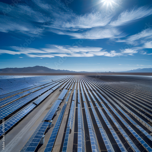 Expansive PV Solar Power Plant: Harnessing the Sun's Energy for Sustainable Power Generation