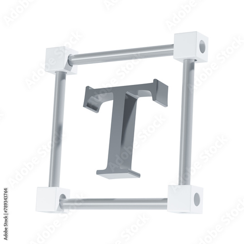 text 3d icon illustration