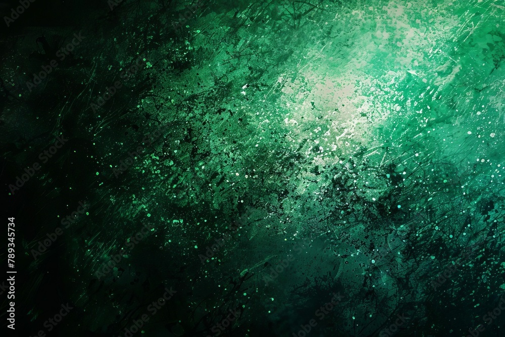 dark green glowing grainy background texture abstract digital art