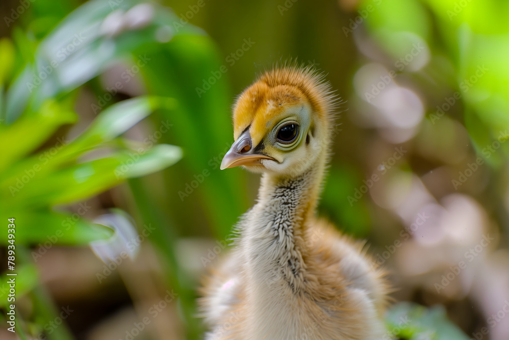 Baby peacock Baby peacock