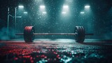 The Barbell in Rainy Ambiance