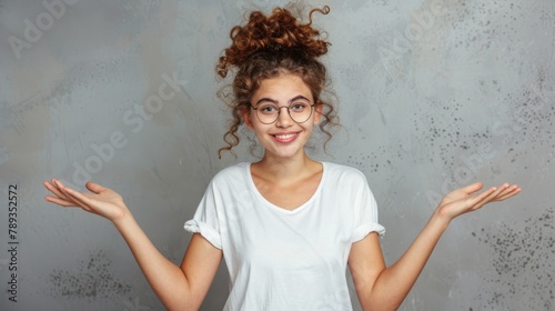 A Woman with a Quizzical Expression photo