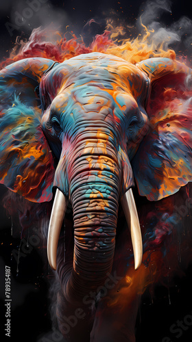 holi elephant © ma