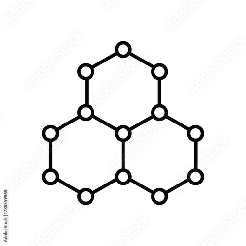 Nanotechnology vector icon