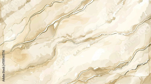 An artistic depiction of vector background that looks like stone, painted in a soft beige watercolor style, with detailed veins and patterns. as seen in an image. photo