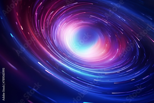 circle jump to another galaxy, fantasy, abstract cosmic background