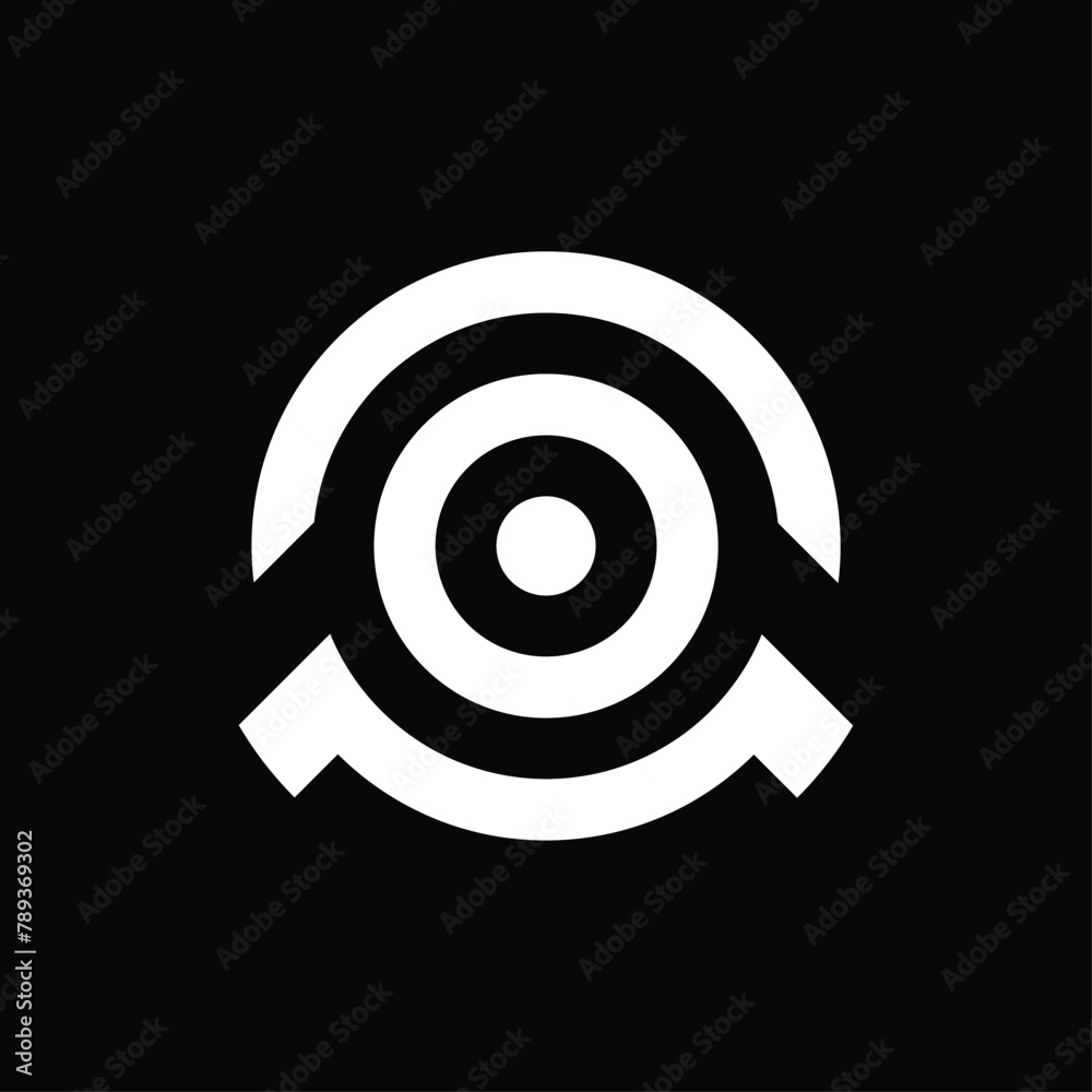 circular monogram logo in the shape of the letters circular monogram logo in the shape of the letters