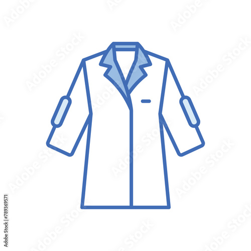 Lab coat vector icon