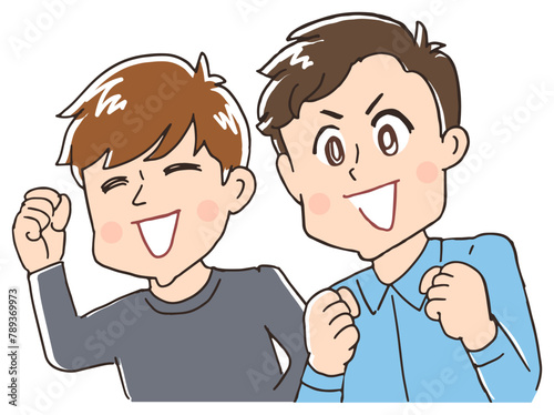 やる気あふれる男性