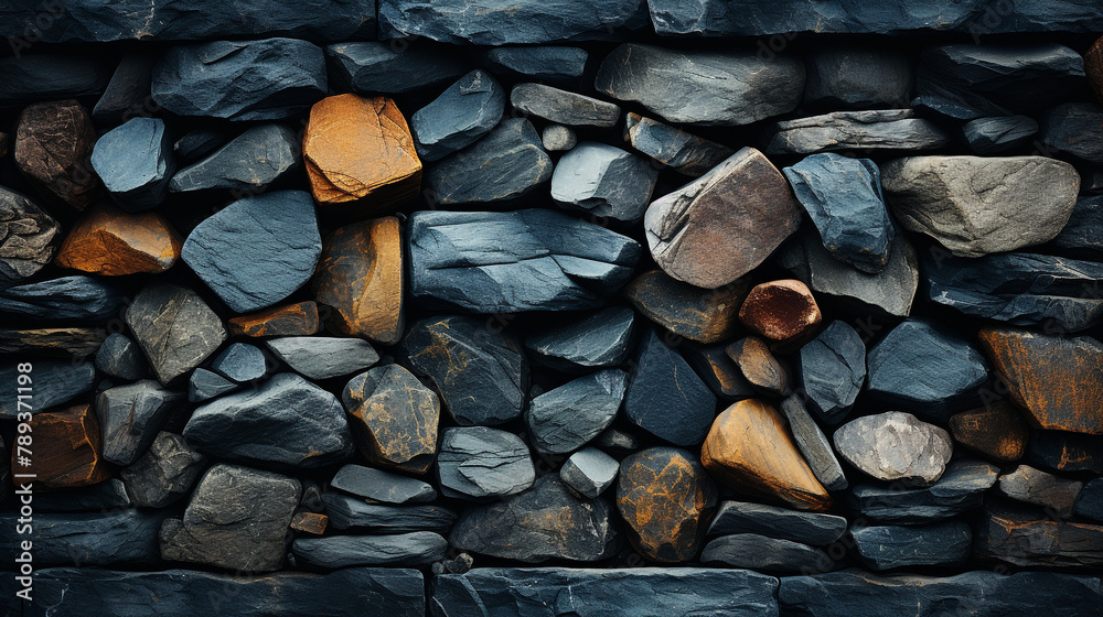 Small dark stone texture for background, pattern of gravel stone wall texture or stone background сreated with Generative Ai Small dark stone texture for background, pattern of gravel stone wall texture or stone background сreated with Generative Ai