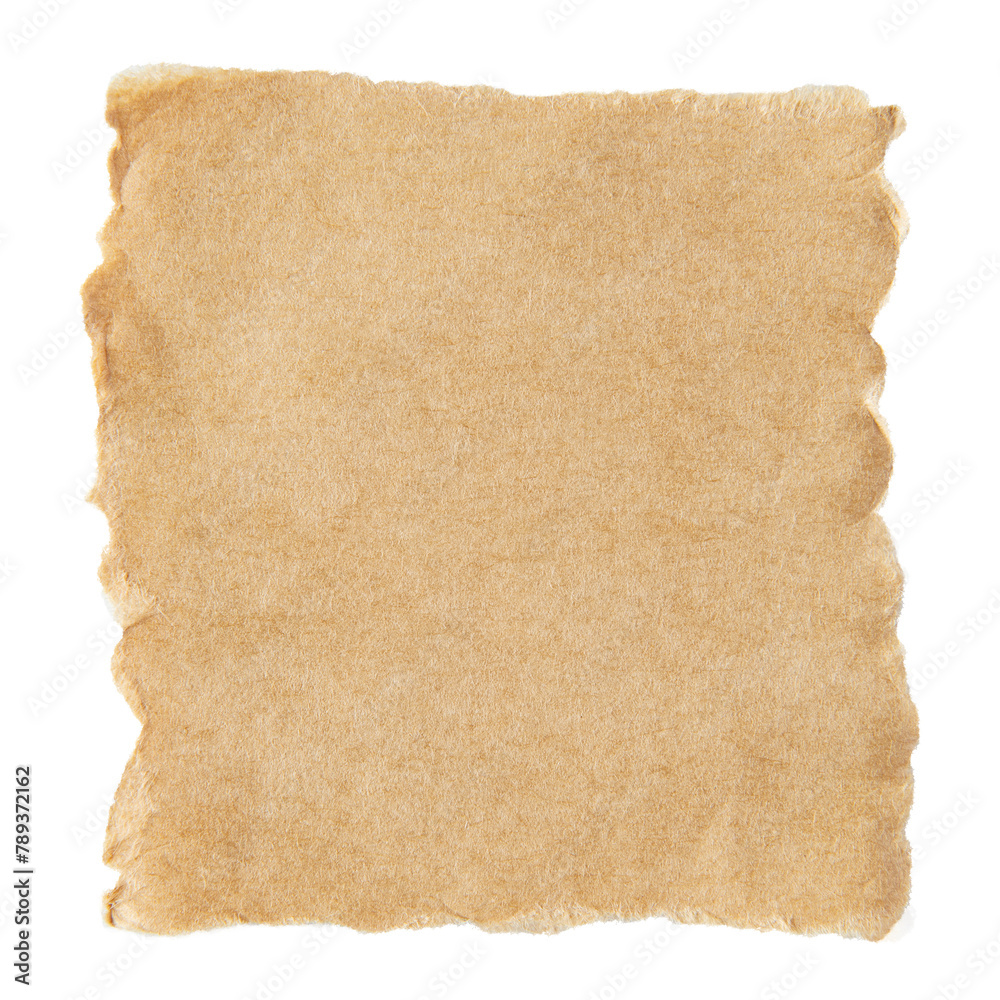 Ripped craft paper png sticker, transparent background