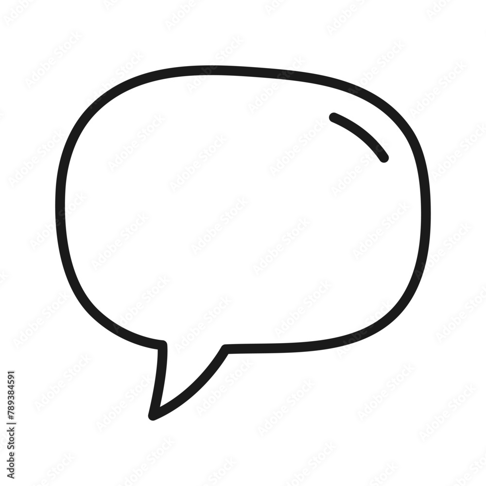 Speech bubble message icon. Chat bubble. Vector Speech bubble message icon. Chat bubble. Vector