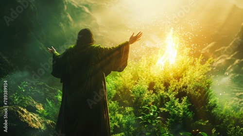 Divine Encounter: Moses at the Burning Bush