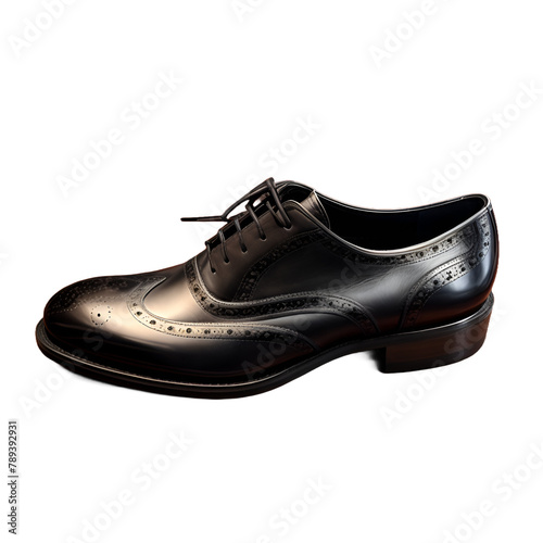 black shoes, png file of isolated cutout object