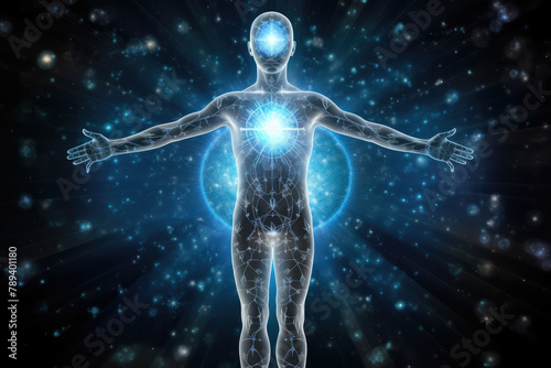 Human Energy Field and Cosmic Connection Concept
