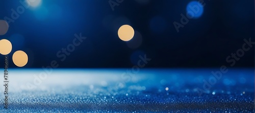 glitter vintage lights background. black and blue. de-focused © MDSAYDUL