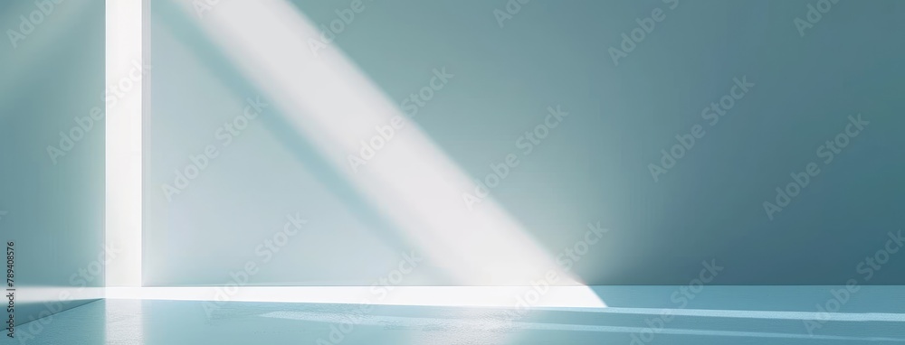 Sunlight Beam Shining Through Modern Room Corner Sunlight Beam Shining Through Modern Room Corner
