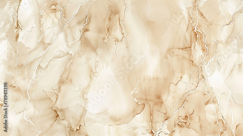 Visual art interpretation: styled as a beige marble slab, with watercolor washes and intricate veining, suitable for high-end design projects. portrayed with creativity.