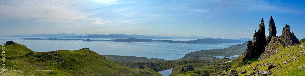 Panorama from the Old Man of Storr, Isle of Skye