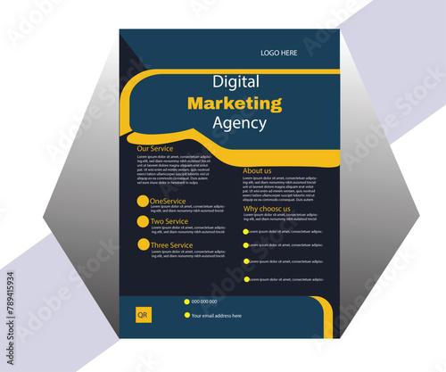 Corporate business flyer template