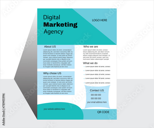 Corporate business flyer template