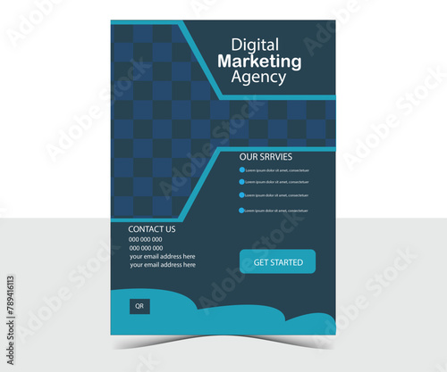 Corporate business flyer template