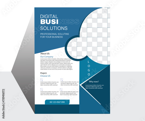 Corporate business flyer template