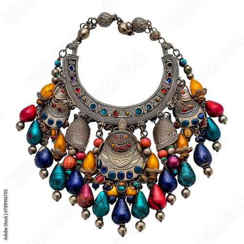 Amazing Amazigh Jewelry Unique Jewelry Pieces Isolated On Transparent Background 