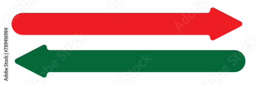 Straight long right vector arrow icon. Horizontal dual long straight arrow. Dual sign. Transfer icon. Exchange arrow icon. Cryptocurrency, stock and forex investment trading analysis symbol. 11:11