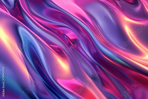 Abstract purple and blue fluid art background. photo