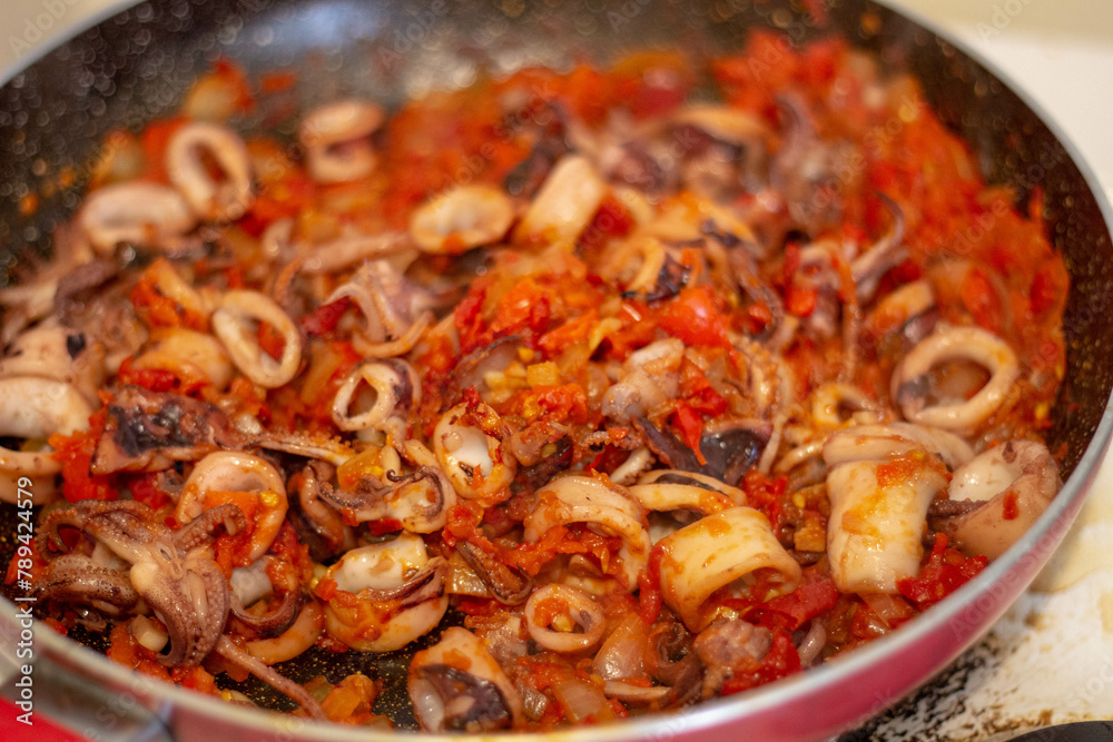 Spanish Sofrito Calamari: Paella Preparation Perfection Spanish Sofrito Calamari: Paella Preparation Perfection