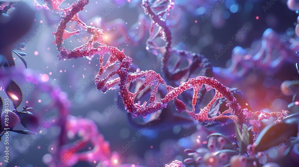 Background with DNA Background with DNA