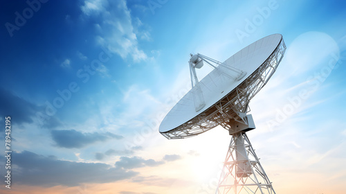 satellite dish on the roof of the house.Telecommunication Background Image And Wallpaper. Speedcast Wins Contract Renewal for Teleport Services from Airbus photo