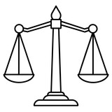 Law Icon Vector Illustration