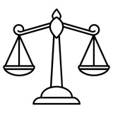 Law Icon Vector Illustration