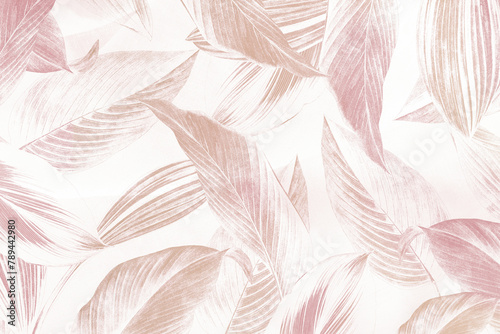 Abstract leaf patterned background design