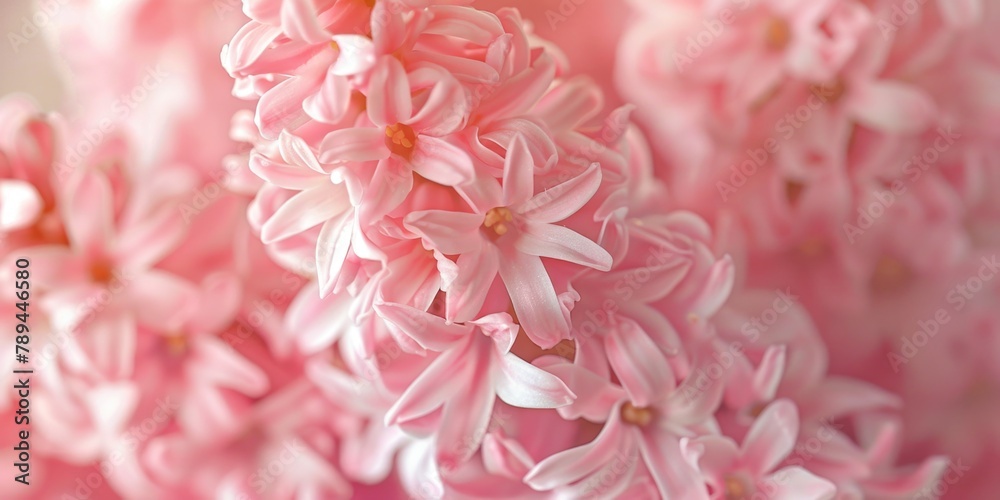 A close up of a bunch of pink flowers, perfect for nature backgrounds A close up of a bunch of pink flowers, perfect for nature backgrounds