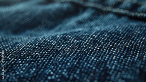 Close up of a pair of blue jeans. Perfect for fashion blogs or clothing websites