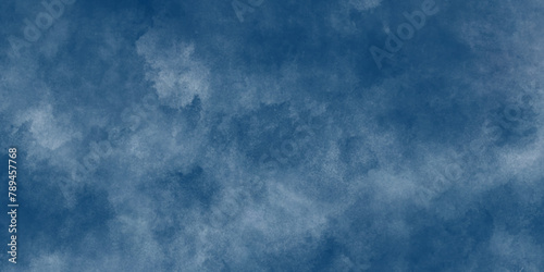 White cloud with blue sky background. watercolor background. best for banners, invitations, banners, presentations. Gloomy vivid cyan landscape in environment day horizon skyline view spring wind.