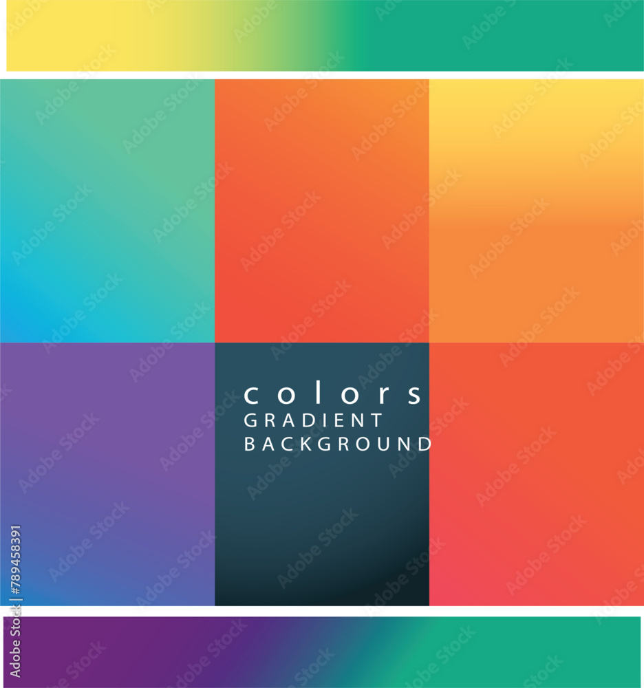 Fototapeta premium Gradient Background design.Vector Illustration 