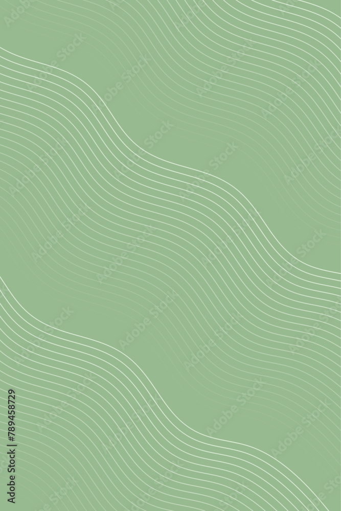 Abstract background with waves for banner. Standart poster size. Vector background with lines. Element for design. Green gradient. Olive color. Brochure, booklet. Eco, nature, vegan Abstract background with waves for banner. Standart poster size. Vector background with lines. Element for design. Green gradient. Olive color. Brochure, booklet. Eco, nature, vegan