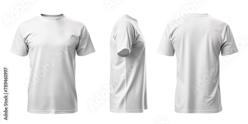 white t-shirt, isolated