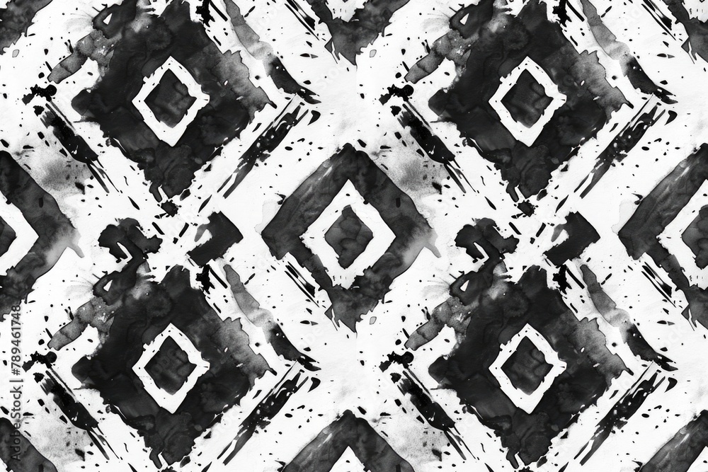 Black and white photo of a pattern, suitable for various design projects
