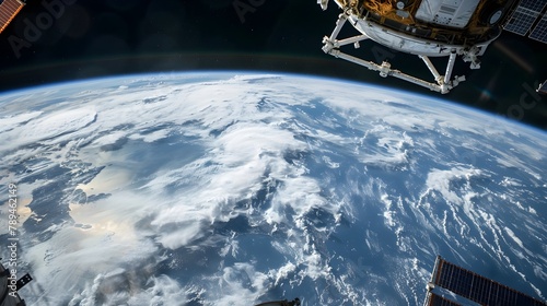 Green Technologies Powering Earth's Continents from an Orbiting Space Station