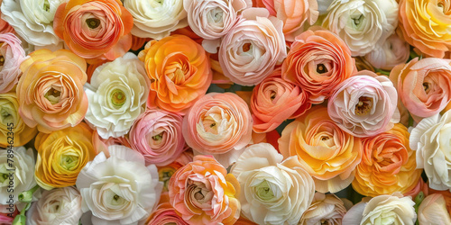 Vibrant Spring Bouquet Featuring a Mix of Pink, Orange, Yellow, and White Flowers