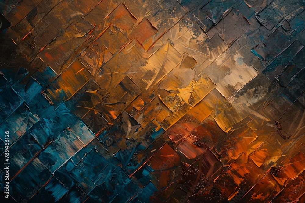 Abstract diagonal strokes, oil painting on canvas. Acrylic art, artistic texture. Brush strokes. generative ai Abstract diagonal strokes, oil painting on canvas. Acrylic art, artistic texture. Brush strokes. generative ai